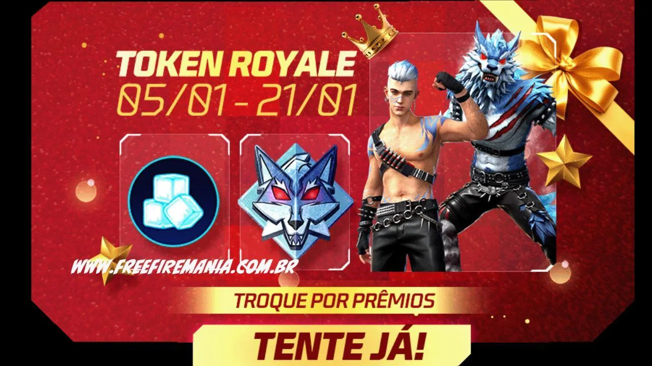 Free Fire: como conseguir Transformação Destruição Platinada  no novo Token Royale