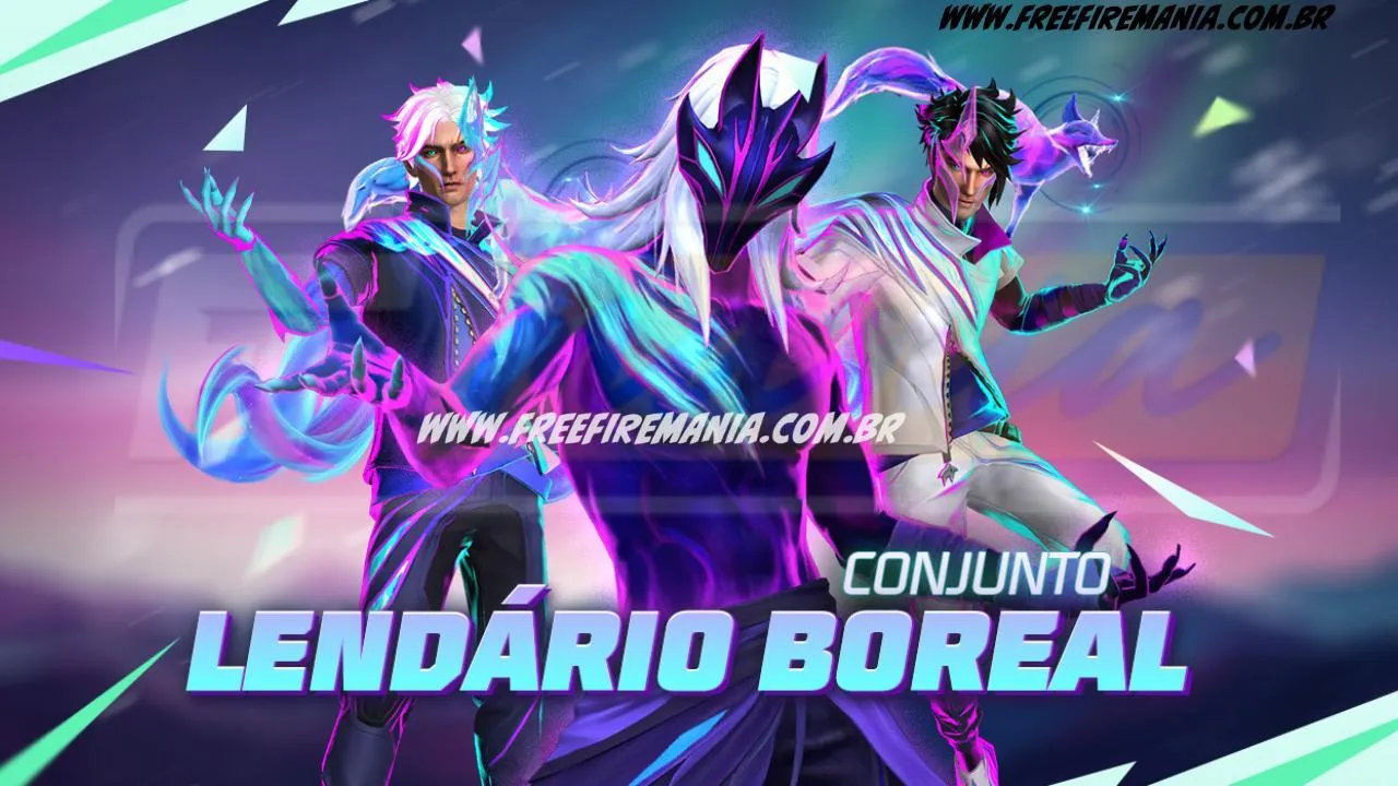 Free Fire: Conjunto Lendario Boreal no Torre de Tokens. Saiba tudo!