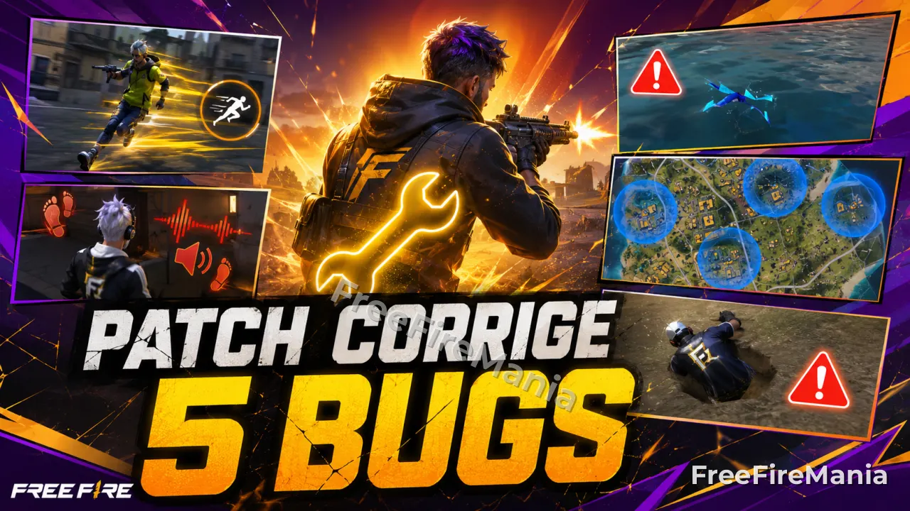 Free Fire corrige 5 bugs da OB54 sem precisar atualizar
