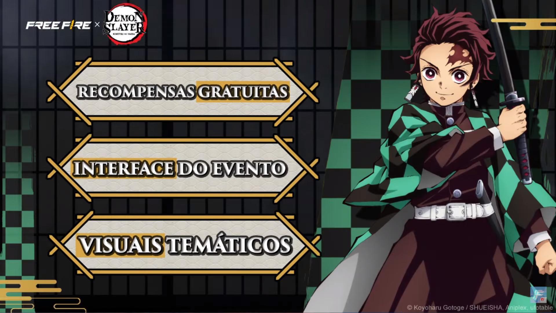 ¡Free Fire y Demon Slayer: Kimetsu no Yaiba se unen para una asociación épica!