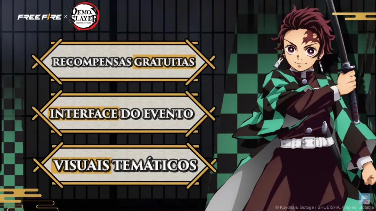 Free Fire e Demon Slayer: Kimetsu no Yaiba se unem para uma parceria épica!