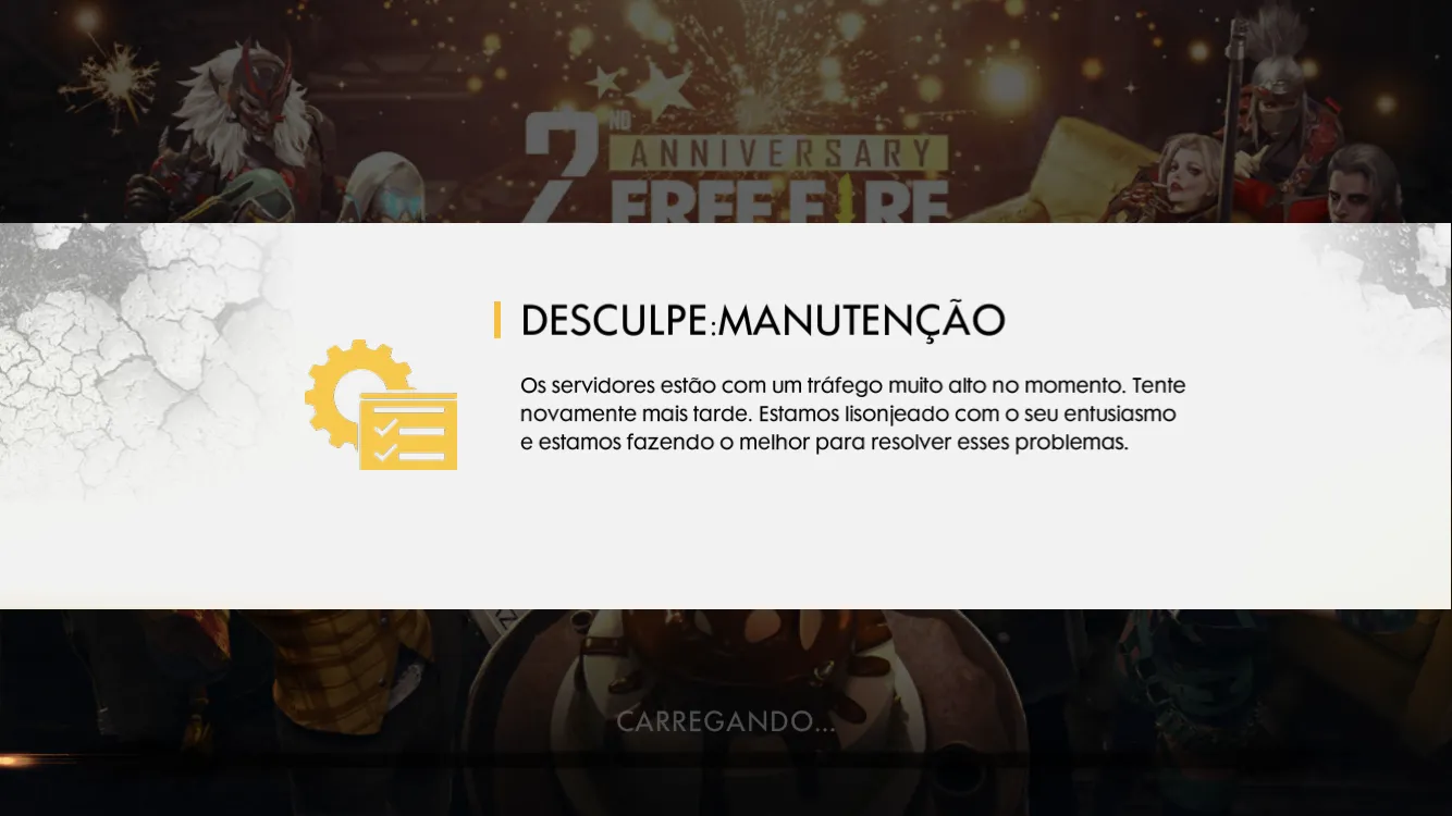 Garena Free Fire em Manutenção hoje, 17/09: Entenda os Problemas e Atualizações