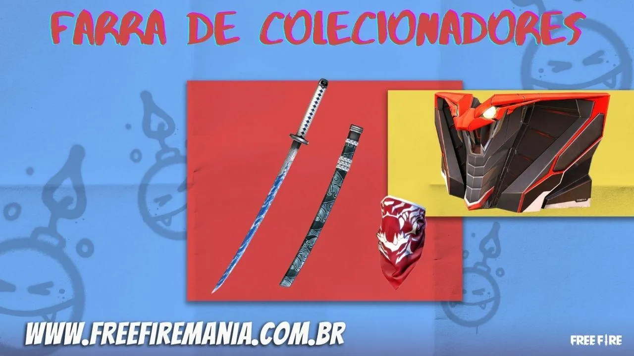 Free Fire: Farra de Colecionadores retorna na segunda com itens inéditos e retorno de skins