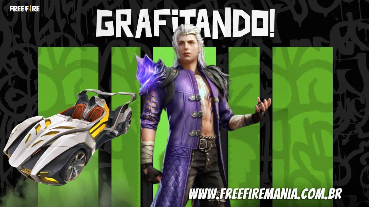 Free Fire faz relançamento da skin Metaleiro Platinado no Grafitando; confira os detalhes