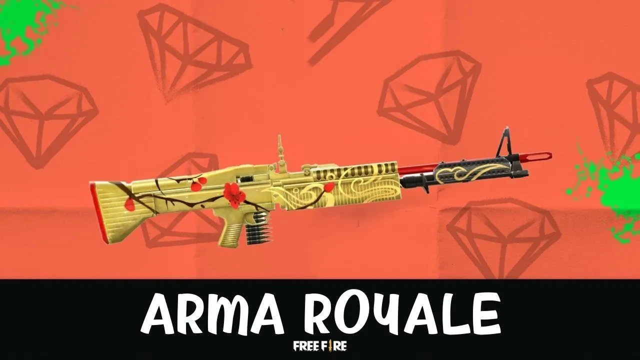 Free Fire (FF): novo Arma Royale traz inédita skin da M60, Herdeiros de Kami