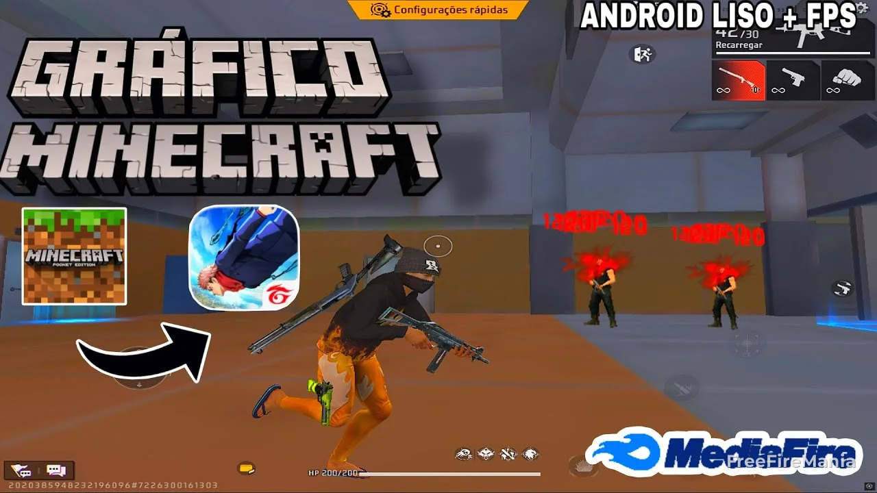Free Fire: gráfico de Minecraft parece vantagem, mas pode dar ban