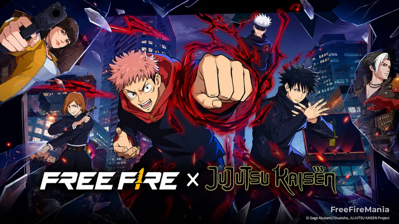 Free Fire x Jujutsu Kaisen entrou para a história do jogo, diz Garena