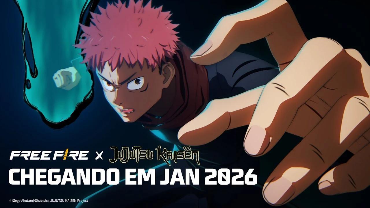 Free Fire x Jujutsu Kaisen: date, skins and event