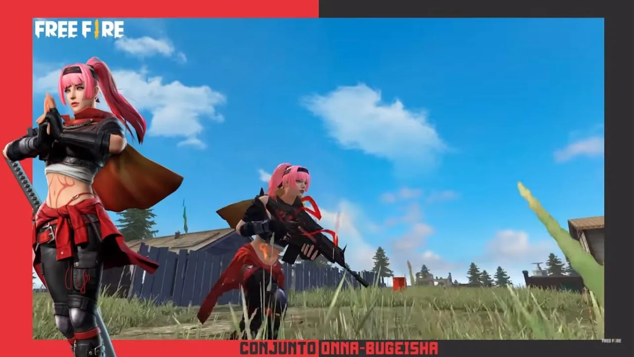 Free Fire libera o conjunto Onna-Bugeisha na quinta (9), veja como conseguir