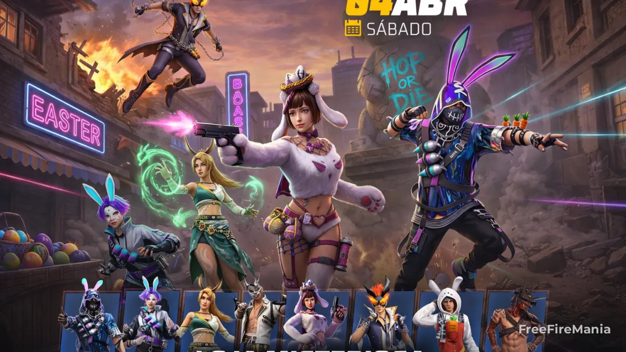 Loja Misteriosa no Free Fire traz Coelho e Coelha Tech; saiba como pagar menos diamantes