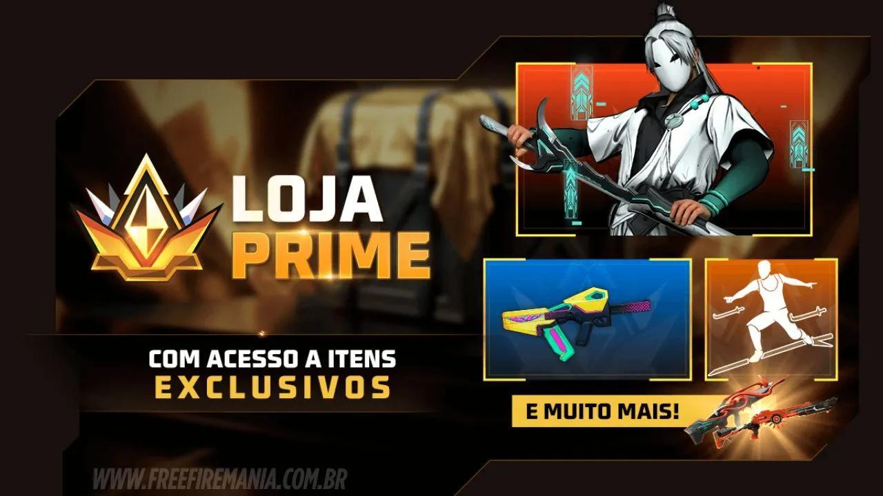 Free Fire Loja Prime Novembro: Traços da Rendeção, Groza Moderninha e mais