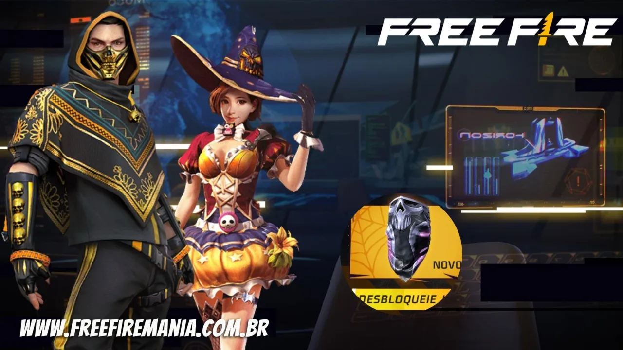 Free Fire: Mestre Calavera e Bruxa Astuta chegam no evento Empilhando Prêmios FF