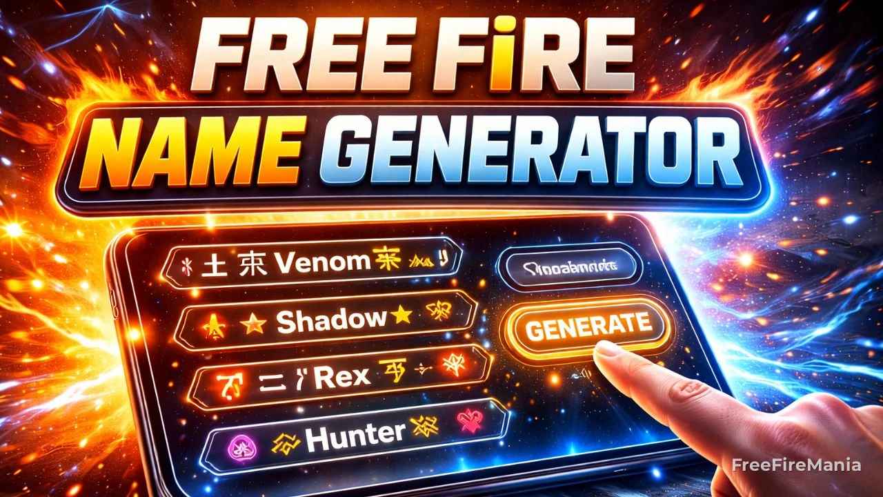 Free Fire Name Generator – Stylish nickname, invisible space and font generator