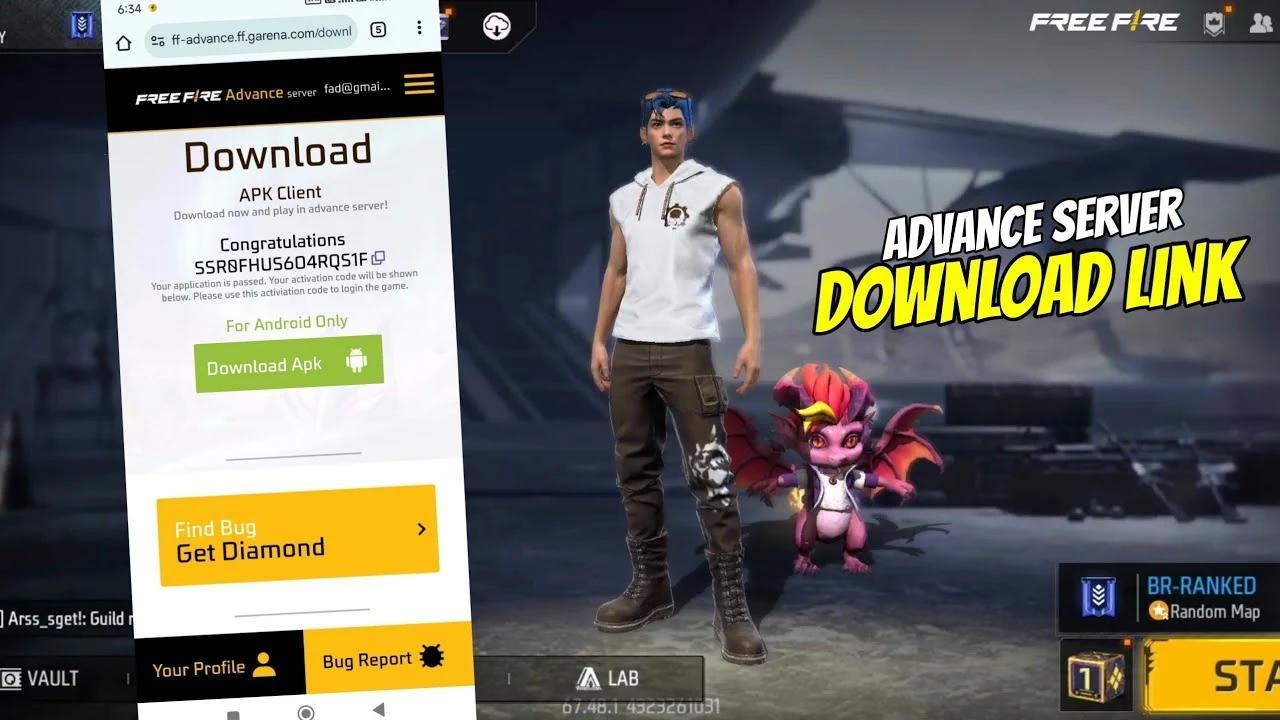 Free Fire: novo download do Servidor Avançado com link direto (APK 66.49.0)