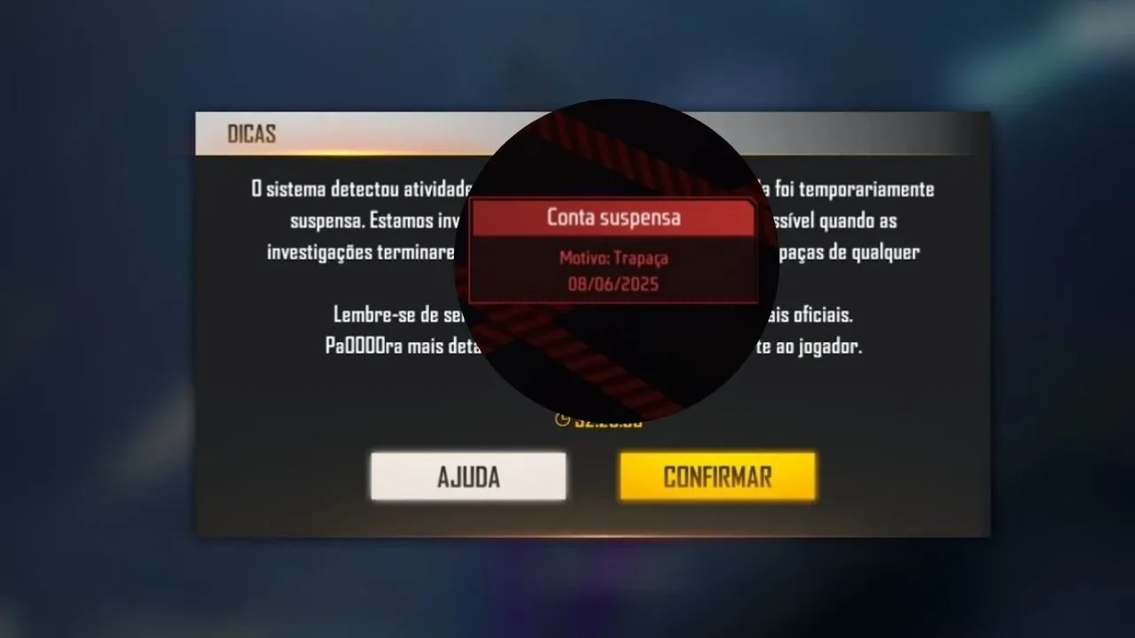 Free Fire oculta perfis de contas banidas após atualização