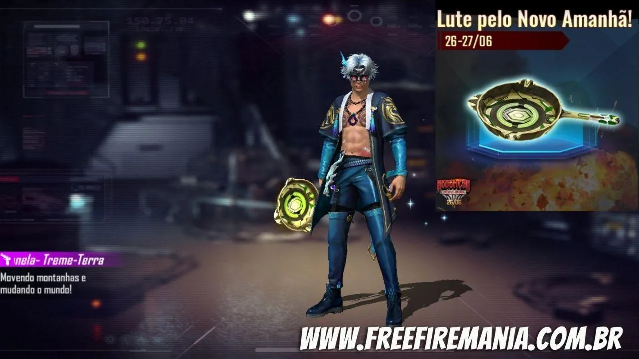 Free Fire: Panela Treme-Terra é entregue gratuitamente neste final de semana, veja como conseguir