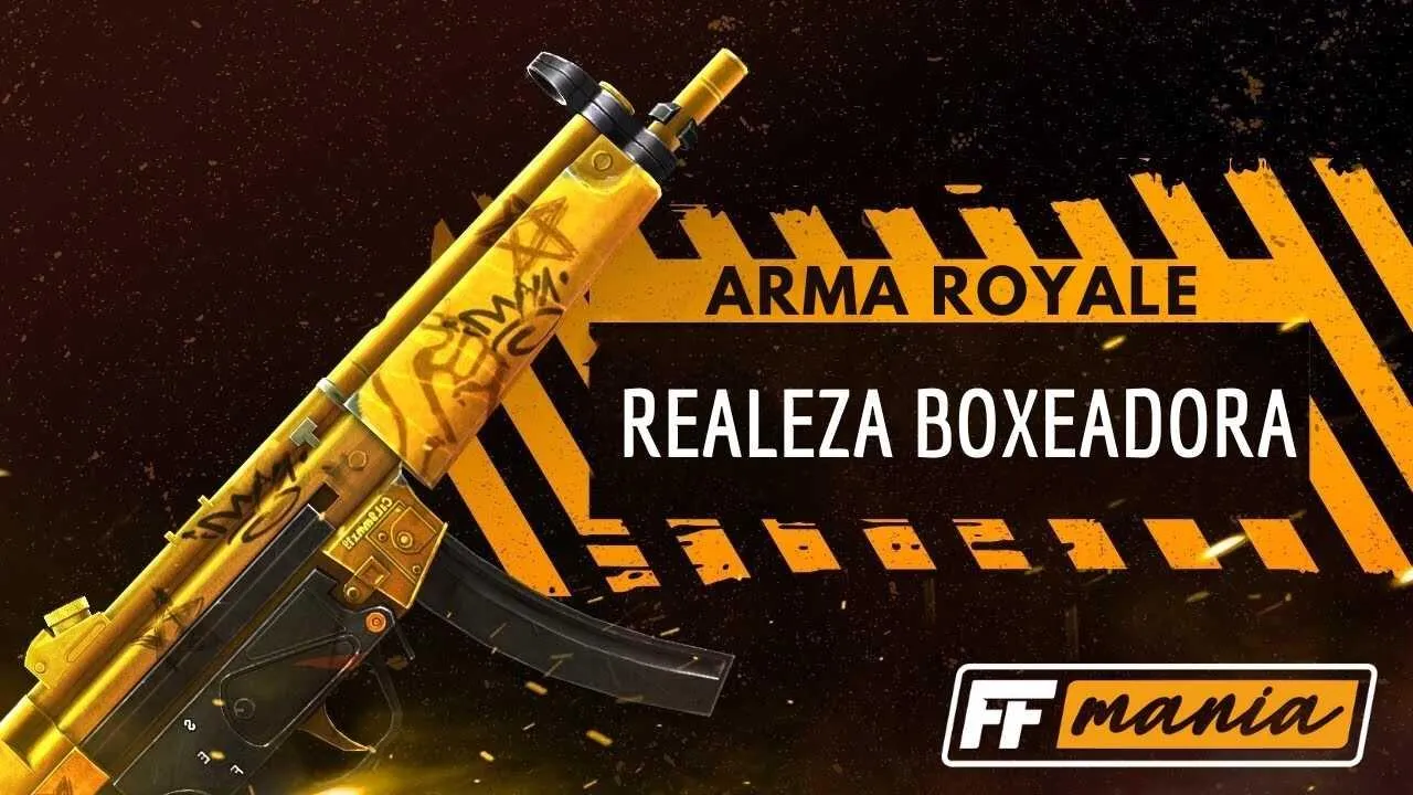 Free Fire: próximo Arma Royale traz a MP5 Realeza Boxeadora