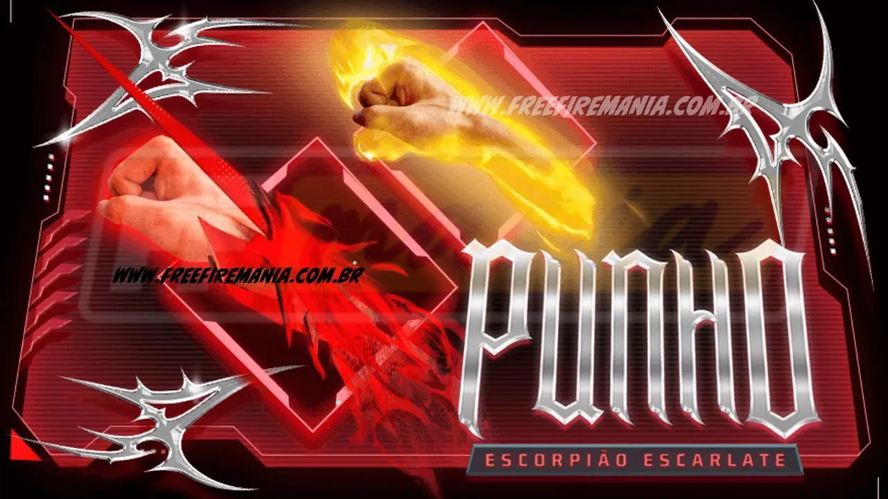 Free Fire: Punho - Escorpião Escarlate no Torre de Tokens. Saiba tudo!