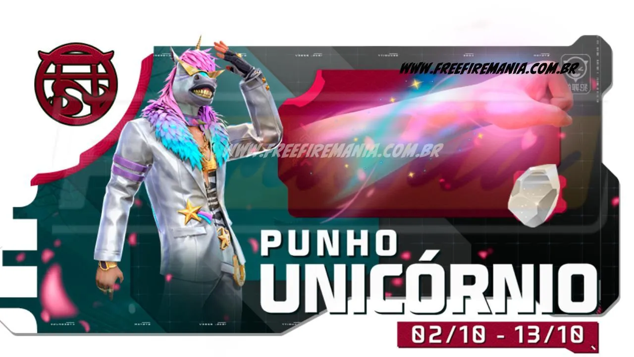 Free Fire: Punho Unicornio no Torre de Tokens. Saiba tudo!