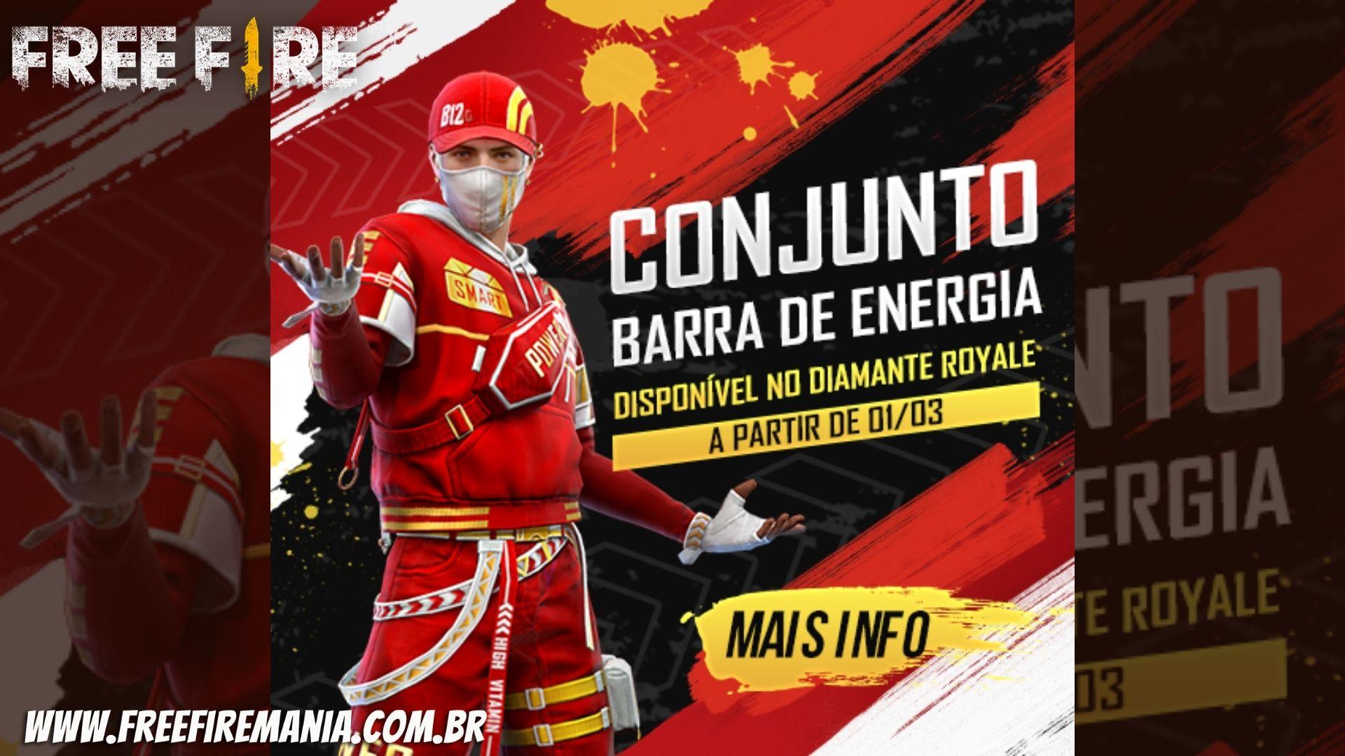 Free Fire recibe Energy Bar en Royale Diamante