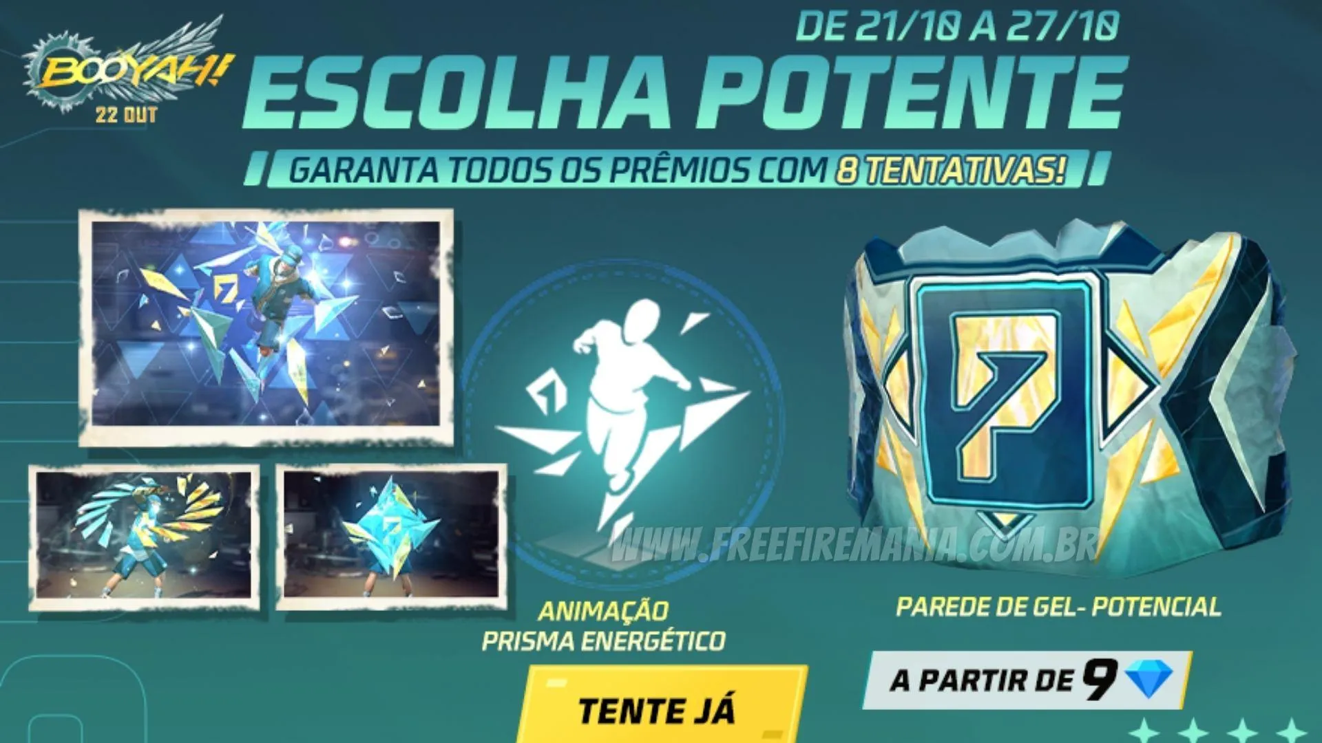 Free Fire recebe evento “Escolha Potente” nesta sexta (21)