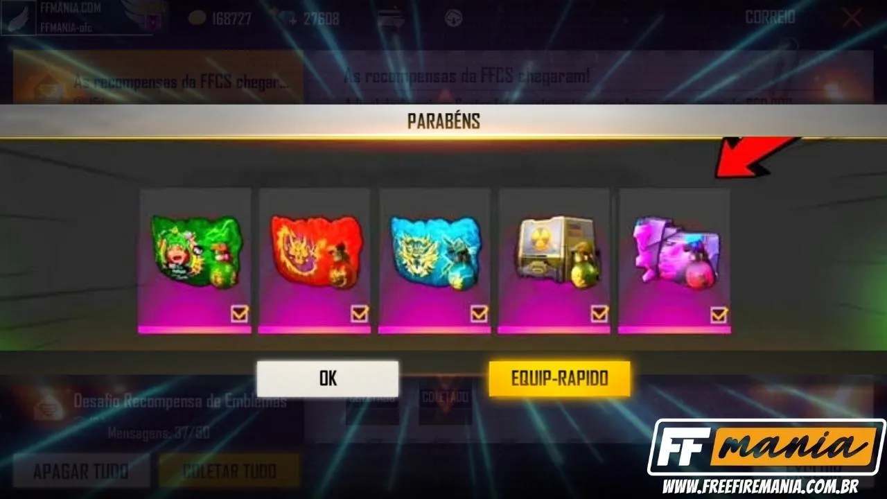 Free Fire: saiba como pegar as skins da Parede de Gel no evento de Natal 2020