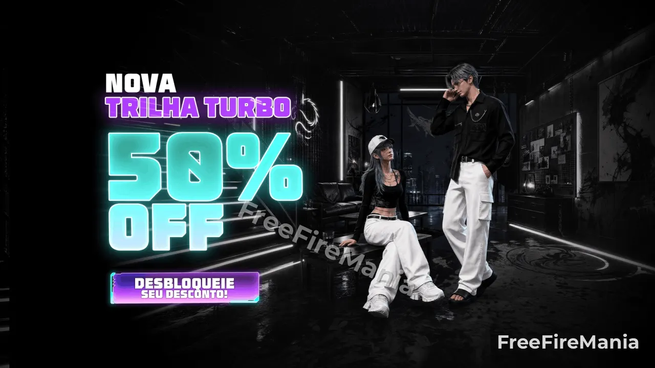 Conjunto Conforto Casual chega ao Trilha Turbo Free Fire; entenda como pegar mais barato