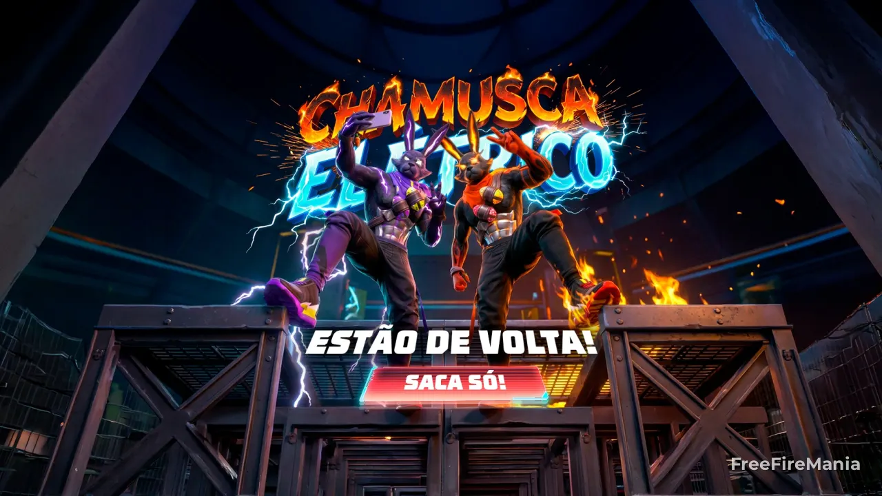 Vira-Carta no Free Fire já começou com Coelho Chamusca; confira detalhes