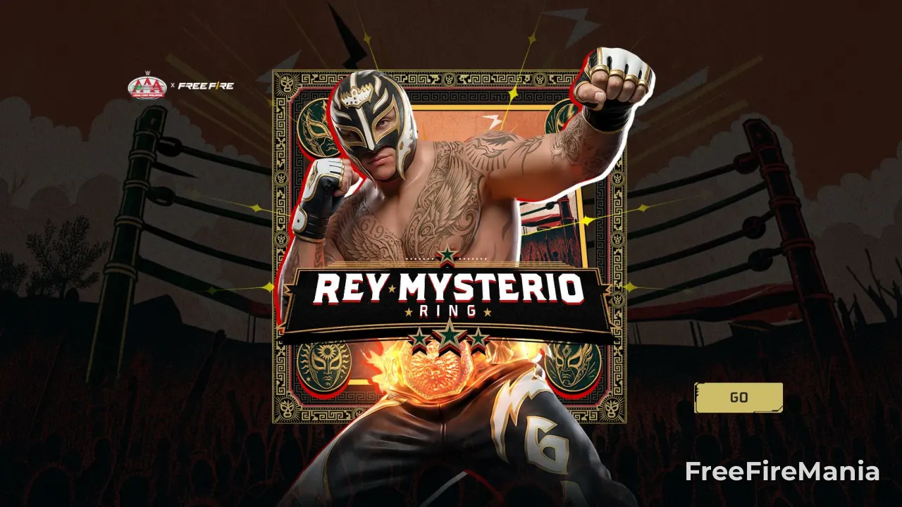Conjunto Rey Mysterio chega ao Vira-Carta do Free Fire