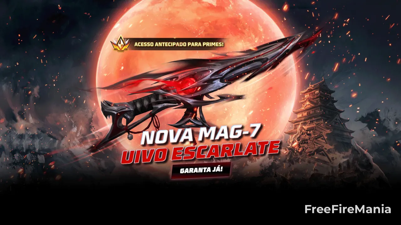 MAG-7 - Uivo Escarlate chega ao Vira-Carta do Free Fire
