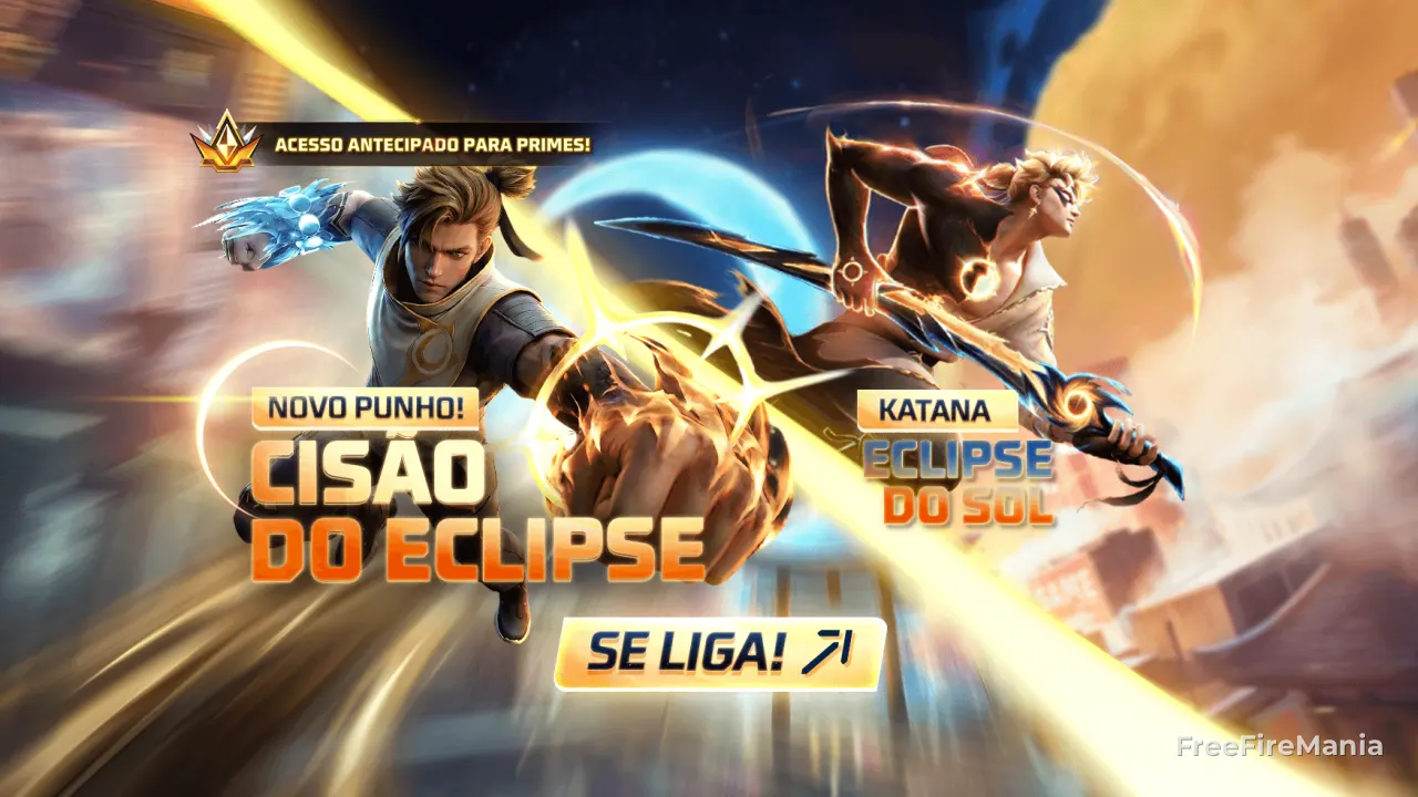 Punho - Cisão do Eclipse chega ao Vira-Carta Free Fire; saiba como conseguir