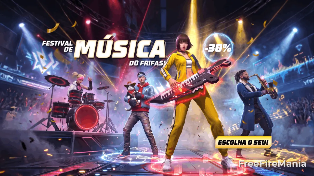 Free Fire recebe Vira-Carta com Solo de Teclado