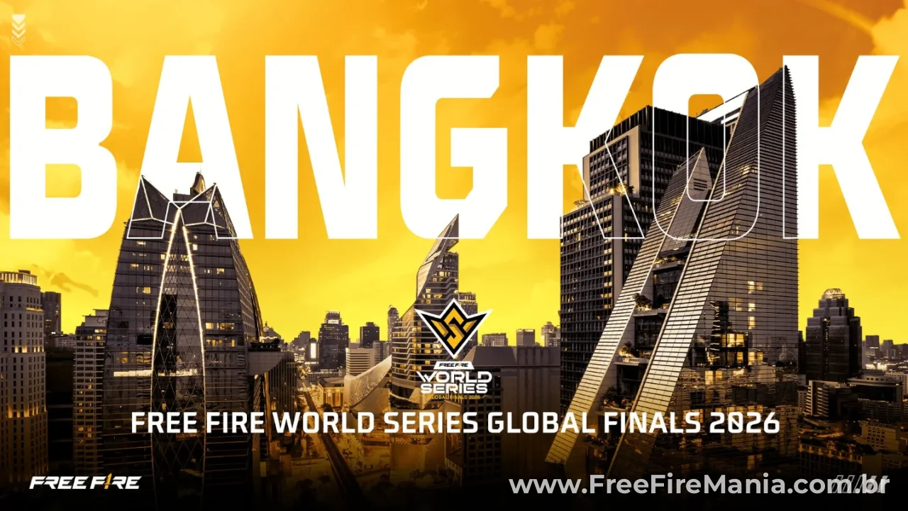 Free Fire revela calendário oficial do Mundial 2026