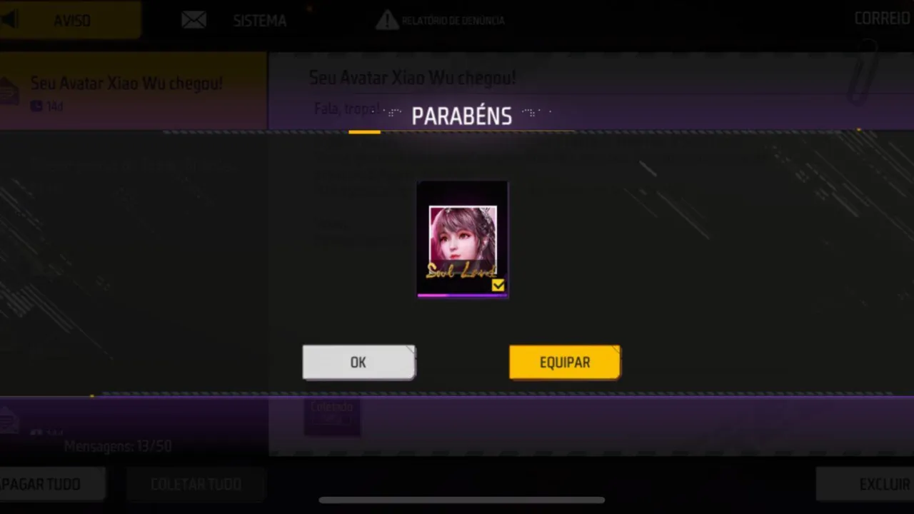 Free Fire x Soul Land grátis: Garena libera avatar Xiao Wu para jogadores