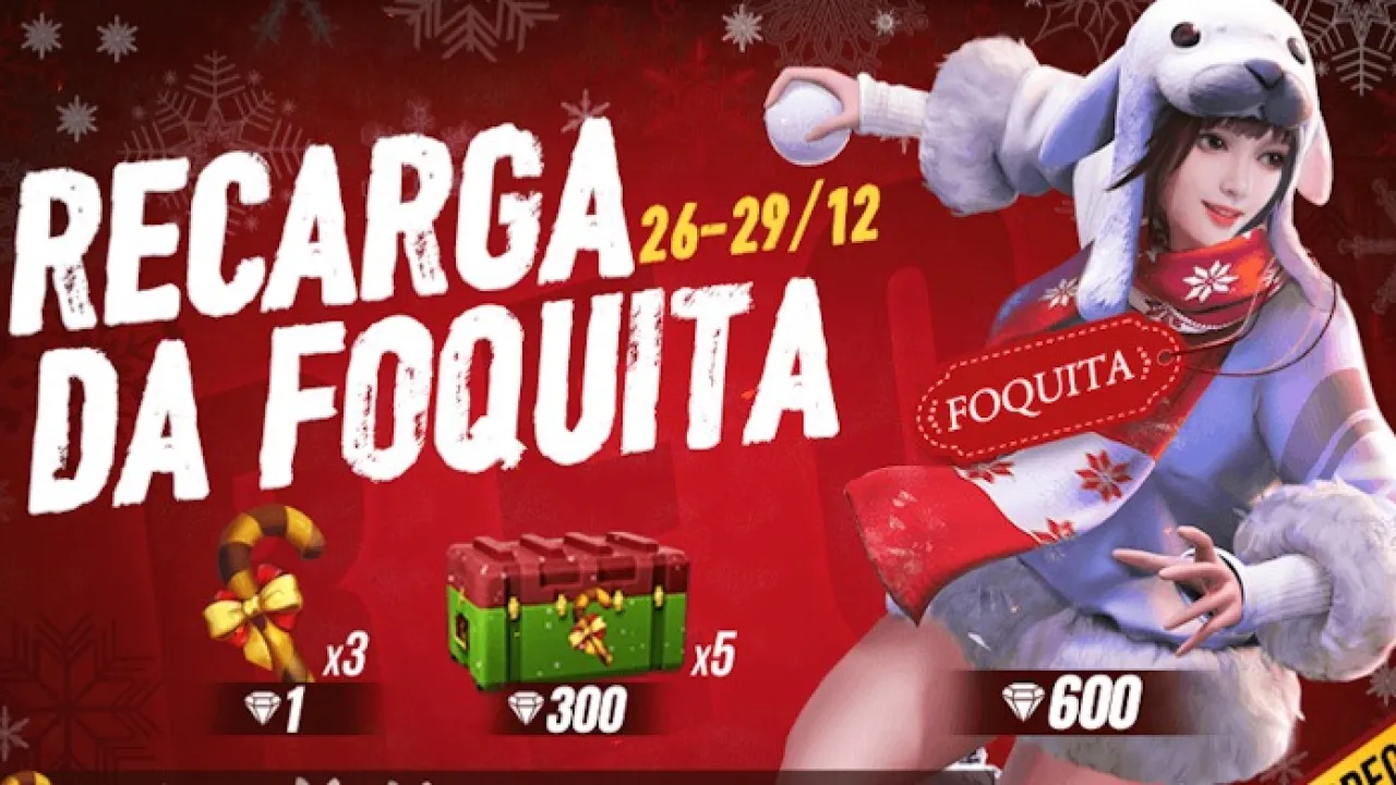 Ganhe a Foquita: Novo Evento de Recarga no Free Fire