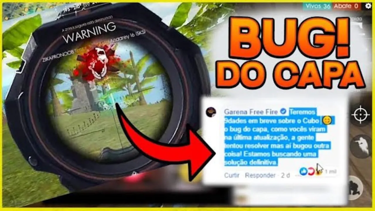 Garena anuncia correção do Bug de Capa no Free Fire