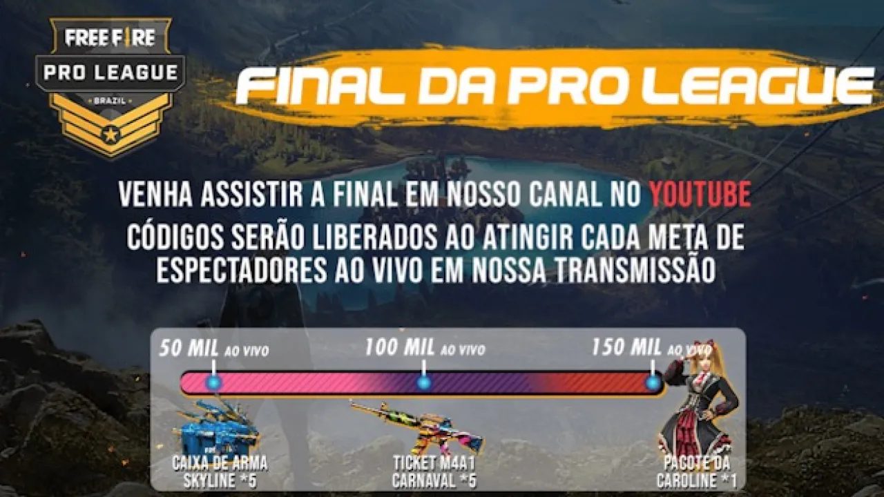 Garena BR Oferece Caroline como Brinde em Evento da Copa Pro League