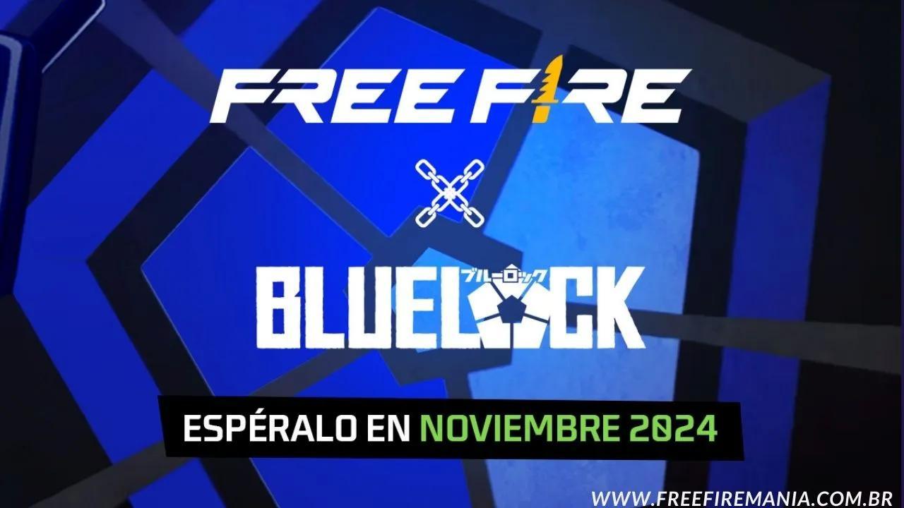 Garena confirma parceria de Free Fire com Blue Lock para Novembro de 2024