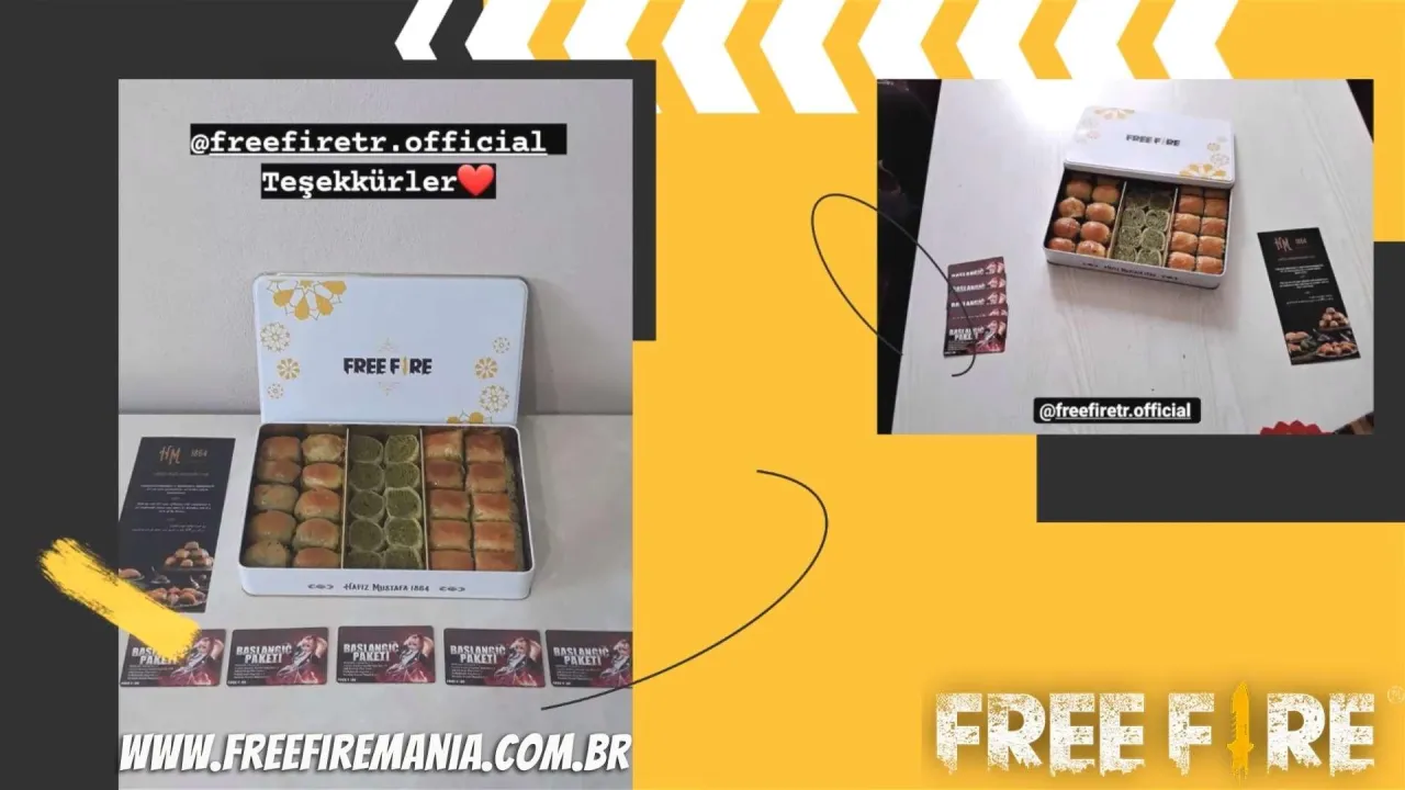 Garena distribui 1 tonelada de Baklava aos jogadores do Free Fire