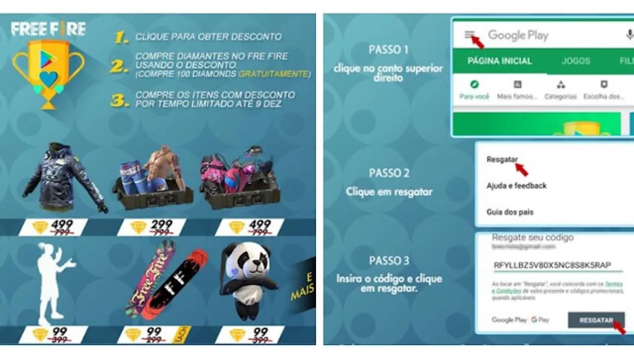 Garena Free Fire alerta sobre uso de créditos indevidos após prêmio de melhor jogo