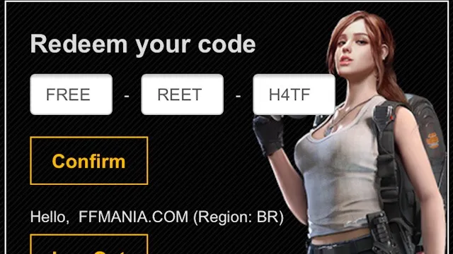 Garena Latina Libera Novo Código de Recompensas em Julho de 2019 para Free Fire