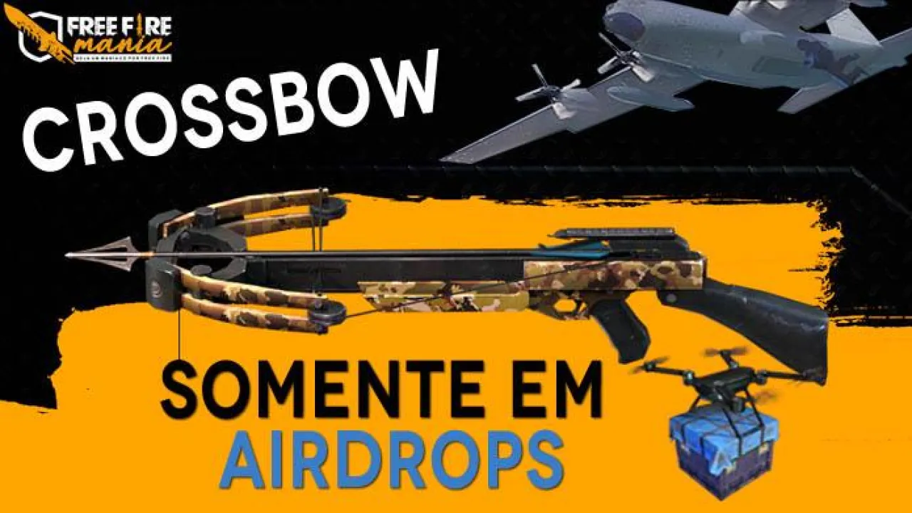 Mudança na Crossbow do Free Fire: Exclusiva a Airdrops a partir de Amanhã