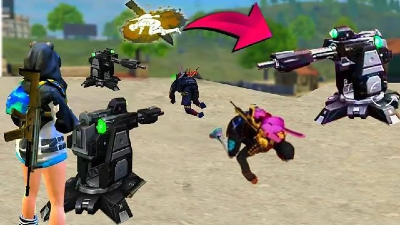 Garena testa Novas Mini Torretas no Modo Redenção de Free Fire