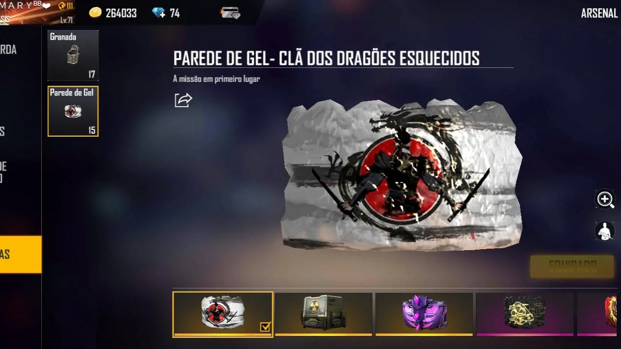 As 5 skins de Paredes de Gelo mais raras no Free Fire