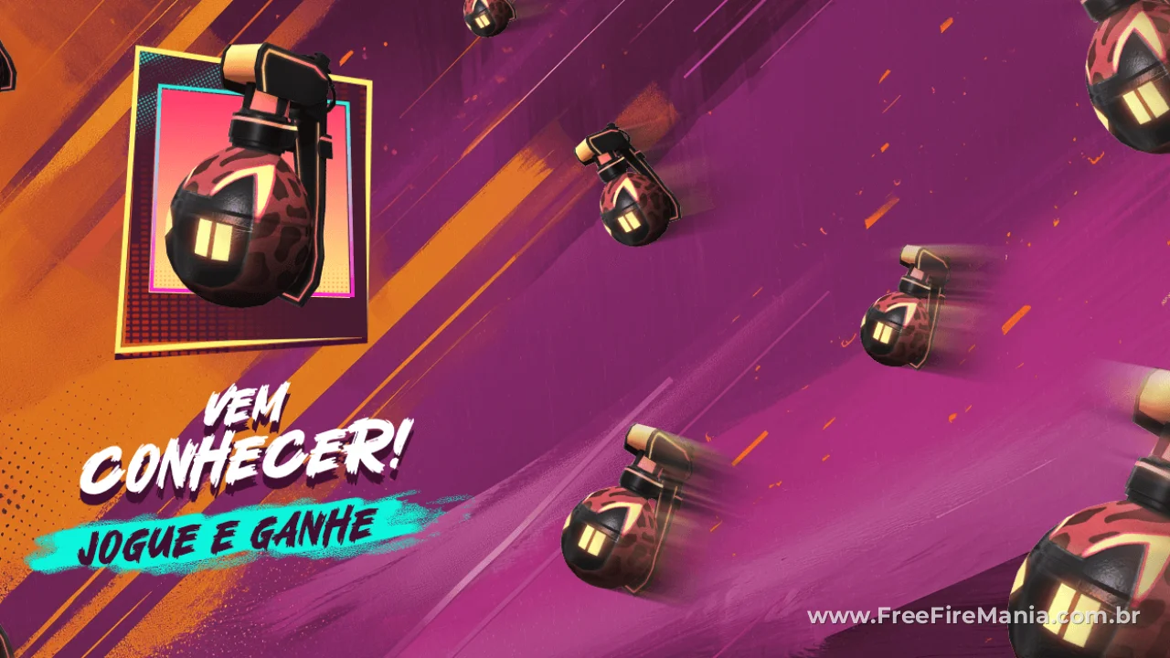 Free Fire libera granada Baile Explosivo grátis no Baile do Jaguar