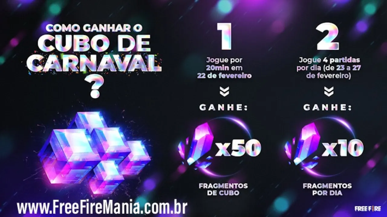 Cubo Mágico Grátis no Free Fire: Evento Imperdível para Jogadores