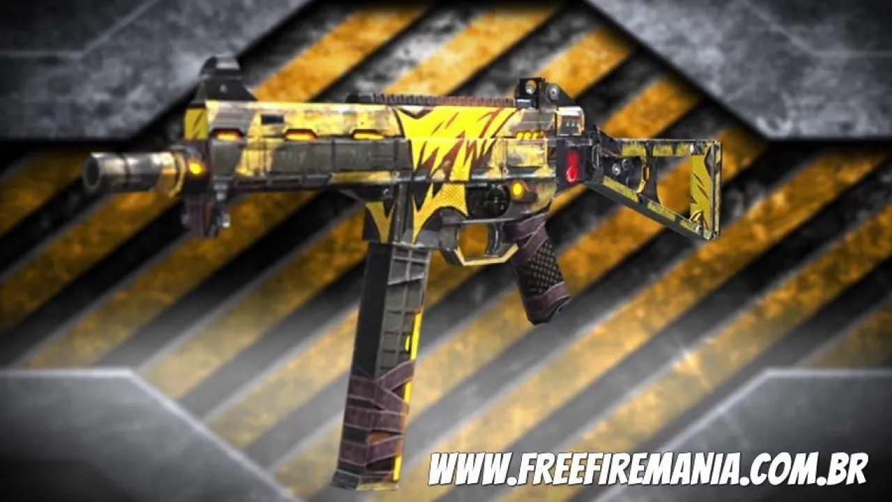 Hoje! Skin da UMP Cataclismo grátis no Free Fire