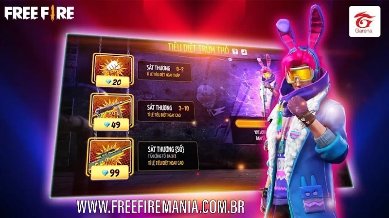 Hora do Chefão e ganhe o novo pacote com a Skin Coelho Deliquente