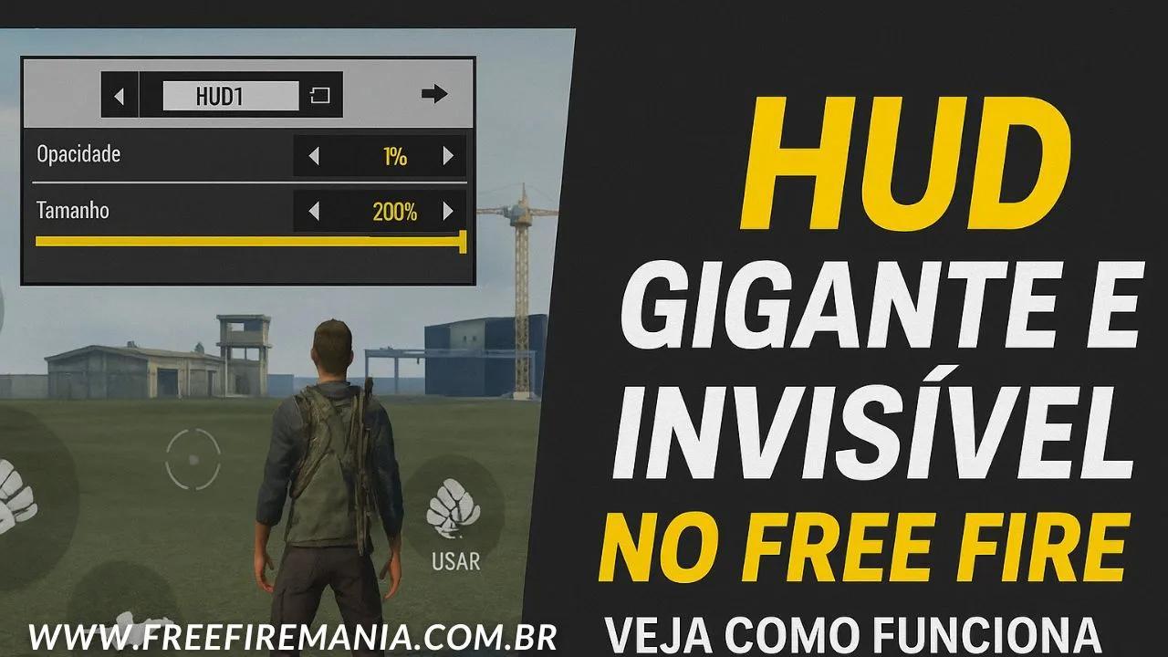 HUD Gigante e Invisível no Free Fire: Veja como funciona a nova atualização