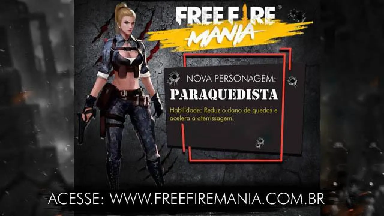 Laura a Paraquedista: Nova Personagem do Free Fire com Habilidade Exclusiva